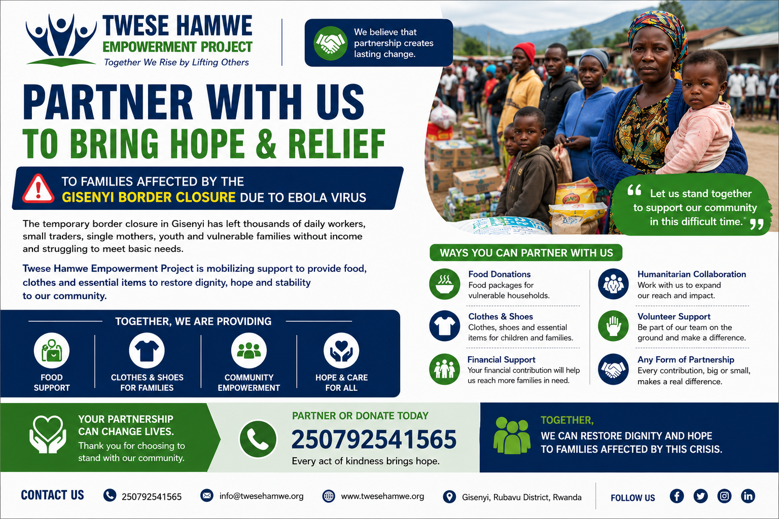 Gisenyi Community Relief Support